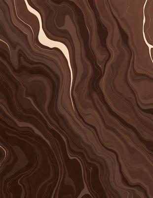 The primary subject of the image is a brown and white marbled pattern, which is the main focus of the image. The setting is a brown and white marbled surface, which serves as the backdrop for the pattern. The visual style of the image is a close-up of the marbled pattern, showcasing its intricate details. The colors and mood of the image are predominantly brown and white, creating a sense of elegance and sophistication.