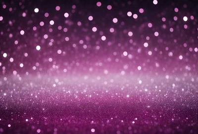 The primary subject of the image is a purple background with a pattern of pink and white lights. The setting appears to be a dark room with a purple surface, possibly a wall or a curtain. The visual style of the image is a combination of a photo and digital art, creating a unique and eye-catching effect. The dominant colors in the image are purple and pink, giving it a warm and inviting atmosphere.