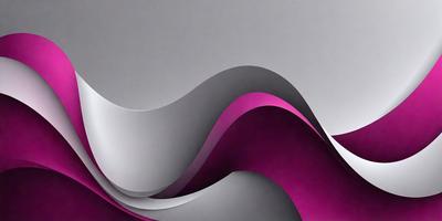 The primary subject of the image is a large, curved, and colorful wall. The setting is a gray and pink background, which adds a contrasting and vibrant touch to the scene. The visual style is a combination of digital art and illustration, creating a unique and eye-catching design. The dominant colors are pink and gray, giving the wall a modern and stylish appearance.