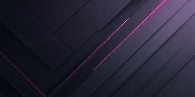 The primary subject of the image is a pink line on a black background. The setting is a dark room, and the visual style appears to be a digital art or illustration. The dominant colors are black and pink, creating a bold and striking visual effect.