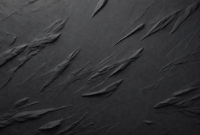 The primary subject of the image is a black background with a pattern of white lines or shapes. The setting appears to be a dark room or a black surface, which creates a dramatic and moody atmosphere. The visual style of the image is a combination of digital art and illustration, as the white lines or shapes are created by a digital medium. The overall mood of the image is intense and mysterious, with the white lines or shapes contrasting sharply against the dark background.