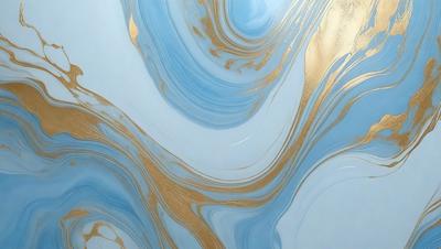 The primary subject of the image is a blue and gold swirl pattern, which is the main object, scene, or focus of the image. The setting or background features a blue and gold swirl pattern, which creates a visually appealing and cohesive environment. The visual style of the image is a combination of photo and digital art, as it captures the intricate details of the swirl pattern. The dominant colors in the image are blue and gold, which contribute to a sense of depth and richness in the overall atmosphere.
