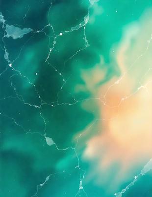 The primary subject of the image is a blue and green swirling pattern, which appears to be a digital art or illustration. The setting is a blue and green background, possibly a wallpaper or a digital artwork. The visual style is digital, as the swirling pattern is created using digital tools. The colors and mood of the image are predominantly blue and green, giving it a calming and soothing atmosphere.
