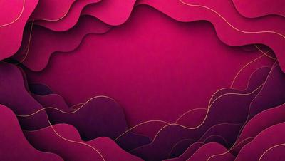 The primary subject of the image is a purple background with a pattern of gold lines. The setting is a pink and purple background, which creates a unique and visually striking scene. The visual style of the image is a combination of digital art and illustration, giving it a modern and artistic appearance. The dominant colors in the image are purple and gold, creating a warm and inviting atmosphere.