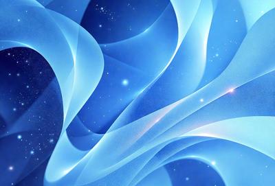 The primary subject of the image is a blue and white swirling pattern, which appears to be a digital art or illustration. The setting is a night sky, with stars visible in the background. The visual style is a combination of digital art and a swirling pattern, creating a unique and captivating atmosphere. The dominant colors are blue and white, with the swirling pattern adding a sense of movement and dynamism to the scene.