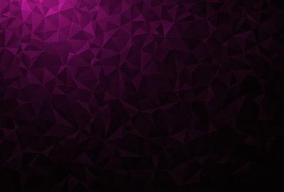 The primary subject of the image is a purple geometric pattern. The setting is a dark background, which contrasts with the purple pattern. The visual style is a combination of digital art and illustration, creating a unique and intricate design. The dominant colors are purple and black, giving the image a bold and striking appearance.