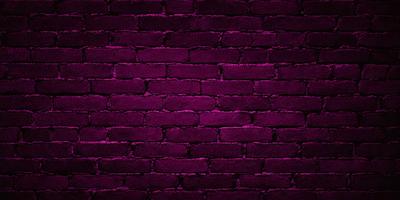 The primary subject of the image is a brick wall. The setting is a purple brick wall, which gives the scene a unique and distinctive appearance. The visual style of the image is a close-up of the brick wall, showcasing its texture and details. The dominant colors in the image are purple and red, creating a moody and dramatic atmosphere.