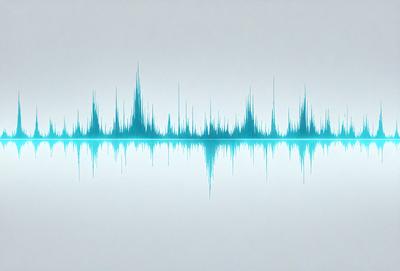 The primary subject of the image is a blue wave or ripple pattern. The setting is a white background, which creates a clean and minimalist appearance. The visual style is a digital art or illustration, as the wave pattern is created using a computer or digital tool. The dominant colors are blue and white, giving the image a calm and soothing atmosphere.