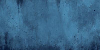 The primary subject of the image is a blue wall with a textured, cracked surface. The setting is a room with a blue background. The visual style is a close-up of the blue wall, which gives it a unique and artistic appearance. The colors and mood of the image are predominantly blue, creating a calm and serene atmosphere.