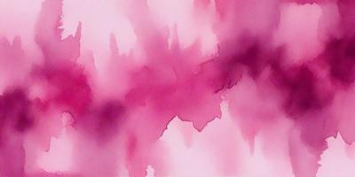 The primary subject of the image is a pink painting with a watercolor effect. The setting is a pink background, and the visual style is a watercolor painting. The dominant colors are pink, and the overall atmosphere is vibrant and lively.