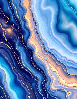 The primary subject of the image is a blue and yellow striped pattern, which appears to be a digital art or illustration. The setting is a blue and yellow striped background, creating a vibrant and lively atmosphere. The visual style is a mix of digital art and illustration, with the blue and yellow stripes creating a unique and eye-catching pattern. The colors and mood of the image are energetic and lively, with the blue and yellow stripes evoking a sense of movement and dynamism.