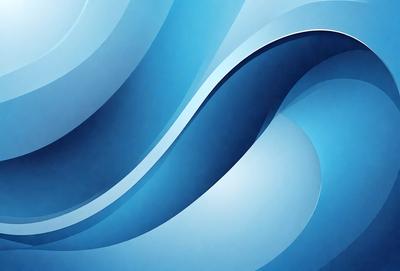 The primary subject of the image is a blue wave, which is the main focus of the scene. The wave is set against a blue background, creating a visually striking contrast. The image is a digital art piece, showcasing the artist's skill in capturing the fluid motion of the wave. The overall atmosphere of the image is serene and calming, with the blue color evoking a sense of tranquility.