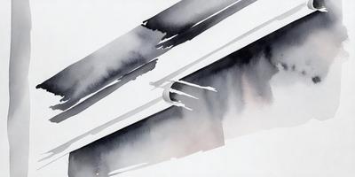 The primary subject of the image is a metal pipe, which is the main object in the scene. The pipe is located in a setting with a gray background, which gives the image a somewhat industrial or urban feel. The visual style of the image is a combination of drawing and painting, creating a unique and artistic representation of the metal pipe. The dominant colors in the image are gray and black, which contribute to the overall mood of the scene.