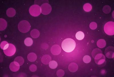The primary subject of the image is a purple background with a pattern of pink and purple dots. The setting is a dark room, and the visual style appears to be a digital art or illustration. The colors and mood of the image are predominantly purple and pink, creating a warm and inviting atmosphere.