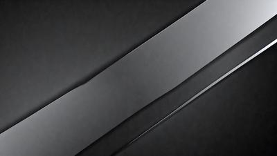 The primary subject of the image is a pair of silver metal blades, which are the main objects in the scene. The setting is a black background, which creates a dramatic contrast with the silver blades. The visual style is a close-up of the blades, emphasizing their shape and texture. The colors and mood of the image are predominantly dark, with the silver blades being the only light source, creating a sense of depth and intensity.