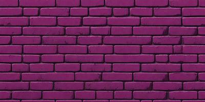 The primary subject of the image is a purple brick wall. The setting is a brick wall, and the visual style is a photo. The dominant colors are purple and pink, creating a warm and inviting atmosphere.