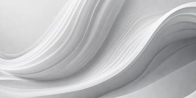The primary subject of the image is a large, white, curved sheet of paper. The paper appears to be folded or curled, creating a visually interesting and dynamic shape. The setting is a white background, which allows the paper to stand out as the main focus of the image. The visual style is a close-up of the paper, showcasing its texture and details. The colors and mood of the image are predominantly white, giving it a clean and minimalist appearance.