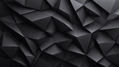 The primary subject of the image is a black and white geometric pattern. The setting is a black background, which contrasts with the pattern. The visual style is a combination of a photo and digital art, creating a unique and intricate design. The dominant colors are black and white, giving the image a classic and timeless appearance. The overall atmosphere is one of elegance and sophistication.