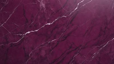 The primary subject of the image is a marble wall with a purple hue. The setting is a room with a purple background, which adds to the overall mood of the scene. The visual style of the image is a close-up of the marble wall, showcasing its texture and pattern. The colors and mood of the image are predominantly purple, creating a calm and sophisticated atmosphere.