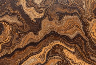 The primary subject of the image is a close-up of a wooden surface, possibly a table or a piece of wood with a unique pattern. The setting is indoors, with the wooden surface being the main focus of the image. The visual style appears to be a close-up of the wooden surface, possibly a photo or a digital artwork. The colors and mood of the image are warm and natural, with the wooden surface being the main source of color and texture.