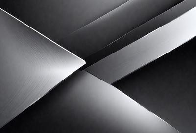 The primary subject of the image is a close-up of a knife. The knife is made of metal and has a silver appearance. The setting is a dark background, which contrasts with the knife's reflective surface. The visual style is a close-up, focusing on the details of the knife. The colors and mood of the image are predominantly dark, with the knife being the main focal point.