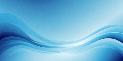 The primary subject of the image is a blue and white ocean wave. The setting is a blue sky, and the visual style is a digital art or illustration. The dominant colors are blue and white, creating a calm and serene atmosphere.