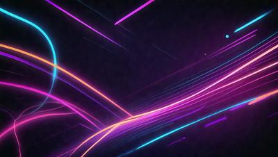 The primary subject of the image is a colorful, abstract design featuring a mix of pink, purple, and blue hues. The setting is a dark background, which contrasts with the vibrant colors of the design. The visual style appears to be a combination of digital art and illustration, creating a unique and eye-catching pattern. The overall atmosphere of the image is energetic and lively, with the bright colors evoking a sense of excitement and creativity.