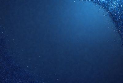 The primary subject of the image is a blue background with a few sparkling stars. The setting appears to be a dark, starry night, with the stars being the main focus of the image. The visual style is a combination of a photo and digital art, creating a unique and captivating atmosphere. The colors and mood of the image are predominantly dark and mysterious, with the blue background and sparkling stars adding a touch of wonder and magic to the scene.
