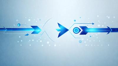 The primary subject of the image is a blue arrow, which is the main object, scene, or focus of the image. The setting or background is a blue and white background, which adds to the overall atmosphere. The visual style of the image is digital art, as it is a digital illustration of the blue arrow. The colors and mood of the image are predominantly blue, creating a calm and soothing atmosphere.