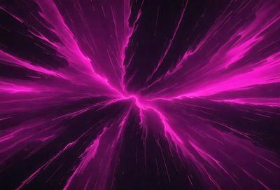 The primary subject of the image is a pink light, which appears to be a neon light or a purple light streak. The light is illuminating a dark background, creating a striking contrast. The visual style of the image is a close-up of the light, emphasizing its vibrant color and unique appearance. The colors and mood of the image are predominantly pink and purple, giving it a futuristic and surreal feel.