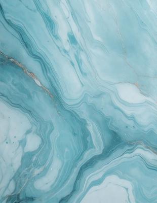 The primary subject of the image is a close-up of a blue marble tile. The setting is a bathroom, as indicated by the presence of the marble tile. The visual style is a photo, showcasing the intricate patterns and textures of the marble tile. The dominant colors are blue and white, creating a calm and soothing atmosphere.