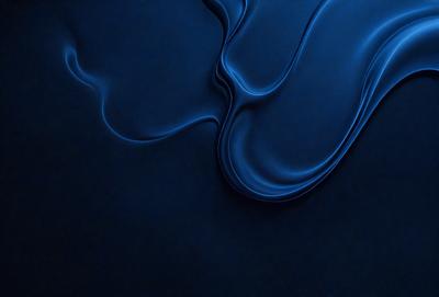 The primary subject of the image is a blue liquid, possibly a blue substance or a blue-tinted background. The setting is a dark blue background, which creates a moody atmosphere. The visual style appears to be a digital art or illustration, as the blue substance seems to be a part of the background rather than a separate object. The colors and mood of the image are predominantly dark and mysterious, with the blue substance adding a touch of intrigue to the scene.
