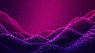 The primary subject of the image is a purple background with a pattern of dots. The setting is a dark room, and the visual style appears to be a digital art or illustration. The dominant colors are purple and black, creating a moody and mysterious atmosphere.