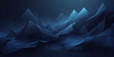 The primary subject of the image is a mountainous landscape, with a blue sky serving as the backdrop. The visual style appears to be a combination of digital art and illustration, creating a unique and intricate pattern. The dominant colors in the image are blue and gray, giving the scene a calm and serene atmosphere.