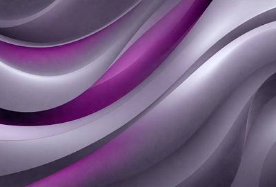 The primary subject of the image is a purple and white patterned design. The setting is a gray background, which contrasts with the purple and white design. The visual style is a combination of digital art and illustration, creating a unique and eye-catching pattern. The colors and mood of the image are predominantly purple and white, giving it a modern and sophisticated appearance.