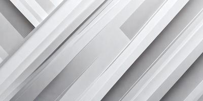 The primary subject of the image is a white paper with a pattern of white and gray stripes. The setting is a white background, and the visual style is a close-up of the paper. The colors and mood of the image are predominantly white and gray, creating a clean and minimalist appearance.