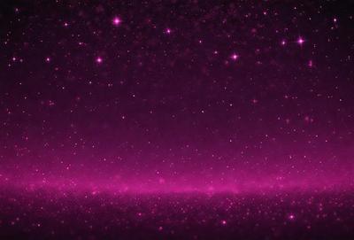 The primary subject of the image is a purple background with a few stars scattered throughout the scene. The setting appears to be a night sky, with the stars providing a sense of depth and dimension to the image. The visual style is a combination of a photo and digital art, creating a unique and captivating atmosphere. The colors and mood of the image are predominantly purple, which adds a sense of calmness and tranquility to the scene.