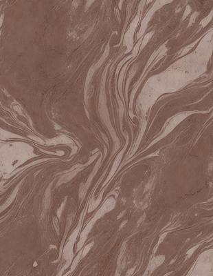 The primary subject of the image is a marbled stone surface with a pattern of swirls and waves. The setting is a stone wall, and the visual style is a close-up of the marbled surface. The colors and mood of the image are predominantly earthy tones, giving it a natural and textured appearance.