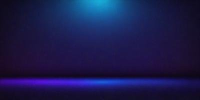 The primary subject of the image is a blue background with a purple light shining on it. The setting appears to be a dark room, and the visual style is a combination of a photo and digital art. The dominant colors are blue and purple, creating a calm and serene atmosphere.