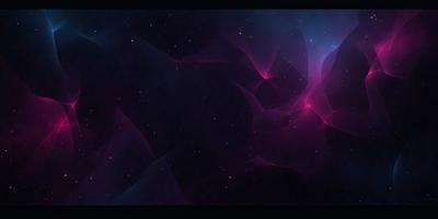 The primary subject of the image is a purple and pink nebula, which is a beautiful and colorful space object. The setting is a dark, starry sky, with the nebula as the main focus. The visual style of the image is a digital art or illustration, showcasing the intricate details of the nebula. The colors and mood of the image are predominantly purple and pink, creating a serene and dreamy atmosphere.