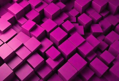 The primary subject of the image is a purple, three-dimensional grid pattern. The setting is a purple background, which creates a visually striking contrast with the grid pattern. The visual style is a combination of digital art and illustration, as the grid pattern is created using a digital medium. The colors and mood of the image are predominantly purple, giving it a unique and artistic appearance.