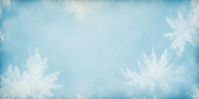 The primary subject of the image is a blue sky with a few snowflakes scattered throughout. The setting is a clear, cloudless day with a gentle breeze. The visual style is a combination of a photo and a digital art, creating a unique and artistic representation of the sky. The colors and mood are serene and calming, with the blue sky and snowflakes evoking a sense of tranquility and beauty.