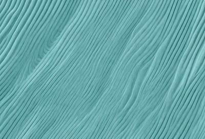 The primary subject of the image is a blue fabric with a pattern of waves. The setting is a blue background, and the visual style appears to be a digital art or illustration. The dominant colors are blue and white, creating a calm and soothing atmosphere.