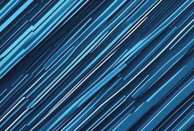 The primary subject of the image is a blue and white striped pattern. The setting is a blue background, and the visual style appears to be a digital art or illustration. The dominant colors are blue and white, creating a calm and soothing atmosphere.