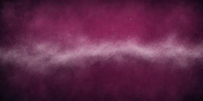 The primary subject of the image is a purple background with a white cloud-like pattern. The setting appears to be a dark room, and the visual style is a combination of a photo and digital art. The dominant colors are purple and white, creating a moody and atmospheric scene.