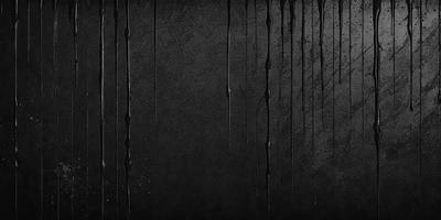The primary subject of the image is a black background with a few drops of water. The setting is a dark room, and the visual style is a close-up of the drops of water. The colors and mood of the image are dark and moody, with the black background and the drops of water creating a dramatic and intense atmosphere.