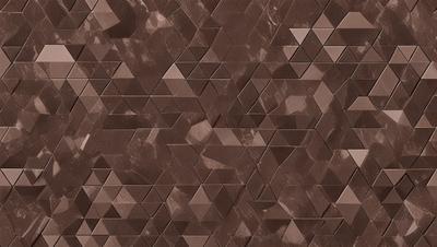 The primary subject of the image is a brown marble wall with a unique pattern. The setting is a room with a brown marble wall as the main focus. The visual style is a close-up of the marble wall, showcasing its intricate pattern. The colors and mood of the image are warm and earthy, with the brown marble wall being the dominant color.
