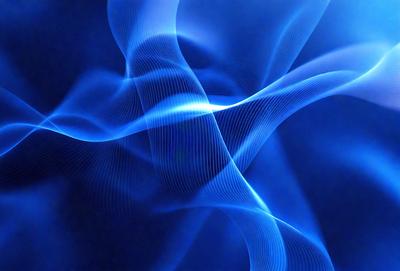 The primary subject of the image is a blue, swirling, and flowing pattern. The setting is a blue background, which creates a visually striking contrast with the swirling pattern. The visual style is a digital art or illustration, as the swirling pattern appears to be a digital creation. The dominant colors are blue and white, creating a calm and soothing atmosphere.