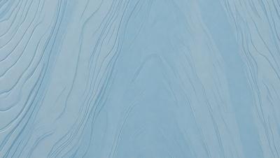 The primary subject of the image is a blue and white patterned wallpaper. The setting is a room with a blue wall, and the visual style is a close-up of the wallpaper. The dominant colors are blue and white, creating a calm and soothing atmosphere.