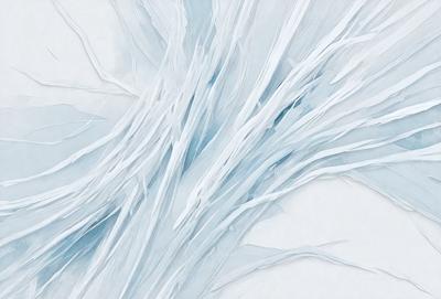 The primary subject of the image is a white, flowing, and swirling pattern, which appears to be a digital art or illustration. The setting is a white background, which provides a clean and minimalist appearance. The visual style is modern and artistic, with the flowing pattern creating a sense of movement and fluidity. The colors and mood of the image are predominantly white, giving it a clean and serene atmosphere.